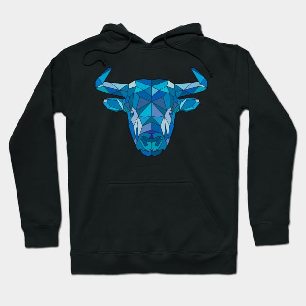 geometric buffalo Hoodie by notmejulian